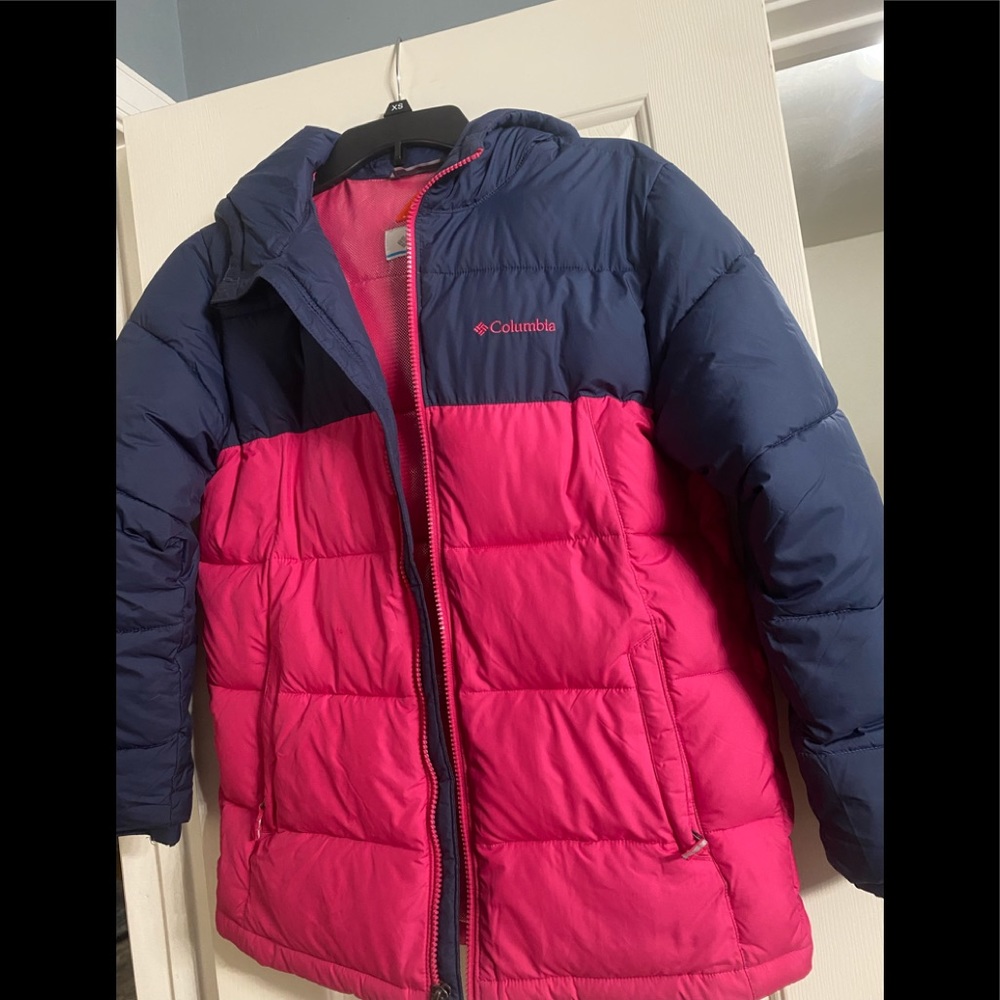 Columbia girls Omni heat youth large puffer jacket down